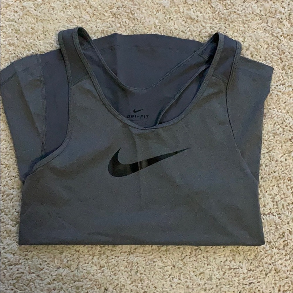 Grey Nike Tank Top